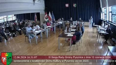 XLIII Sesja Rady Gminy Pysznica Transmisjaobrad Info