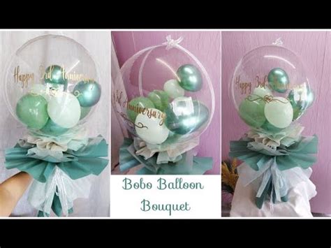 How To Make A Bobo Balloon Bouquet How To Put Wrappers On Bobo