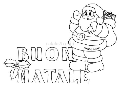 Buon Natale Scritta Con Disegno Da Colorare Natale Letterine