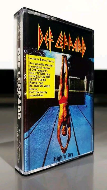 Def Leppard High N Dry Cassette 1981 Rock Music Defleppard Highndry Cassette