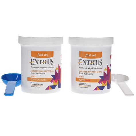 Dharma Enthus Vps Putty Fast Set Spearmint Base Catalyst