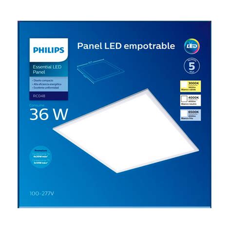 Panel Led Rc048 60x60 Luz Fría 40w Promart