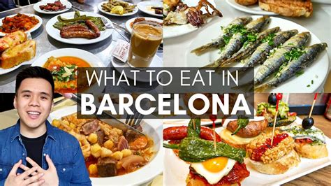 21+ Barcelona Spain Food Background