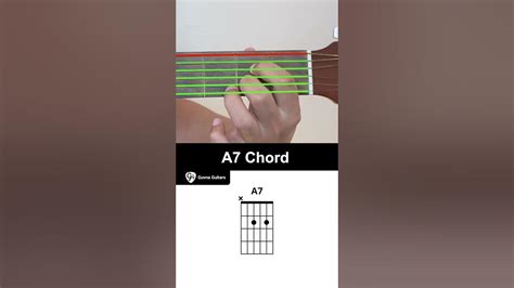 How To Play The A7 Chord On Guitar Guvna Guitars Youtube