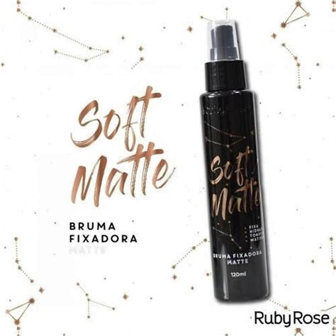 Bruma Fixadora Soft Matte Ml Ruby Rose No Shoptime