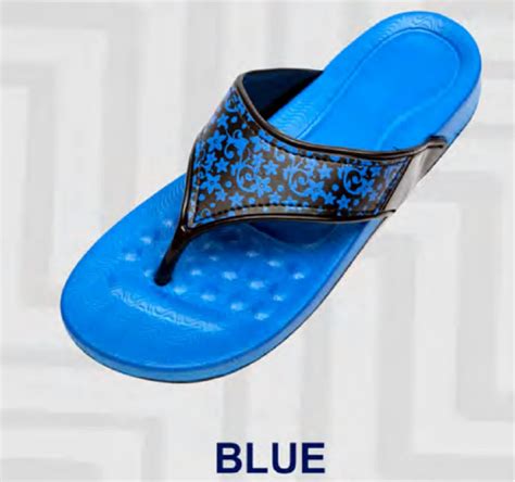 Pvc Daily Wear Arbuda Plastic Blue Janhvi Slipper At Rs Pair In