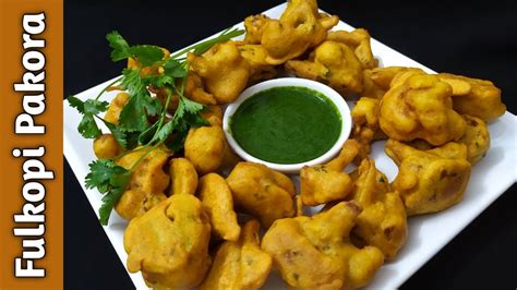 Fulkopi Pakora Recipe Cauliflower Pakora Recipe Gobi Pakora