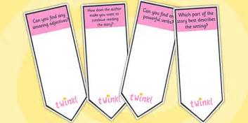 AF5 Guided Reading Question Bookmarks L Enseignant A Fait