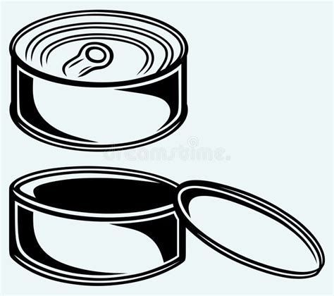 Tin Can Stock Vector Illustration Of Artistic Conserve 37859176