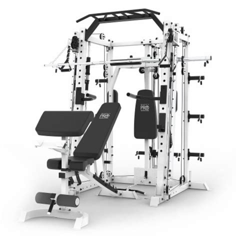 Marcy Sm 7409 Smith Machine Cage Multi Purpose Home Gym Training System