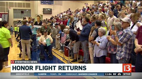 Hundreds Welcome Home Indys 31st Honor Flight