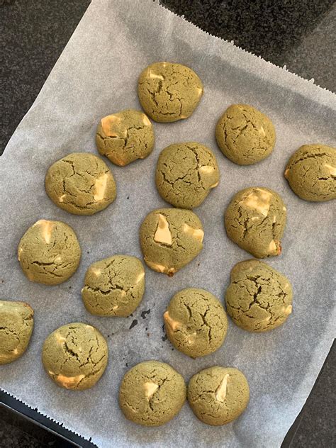 Cookies Au Matcha Et Chocolat Blanc Gourmandiz Be