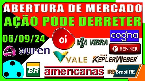 Abertura De Mercado Domb3 Ação Pode Derreter Irbr3 Em Retomada É Compra