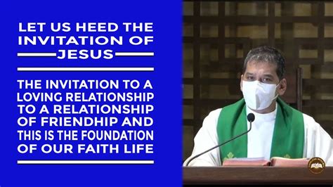 Timeless Wisdom Homily Relationship Of Friendship Tue 28thWk In