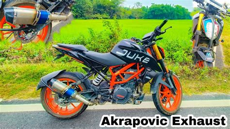 Ktm Duke 390 Bs6 Installed Akrapovic Slip On Exhaust 🔥 Nandanvlogs46