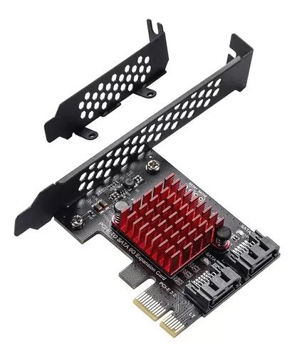 Placa Adaptadora 2 Portas Sata 3 6gbps Pci e X1 X2 X4 X8 X16 Frete grátis