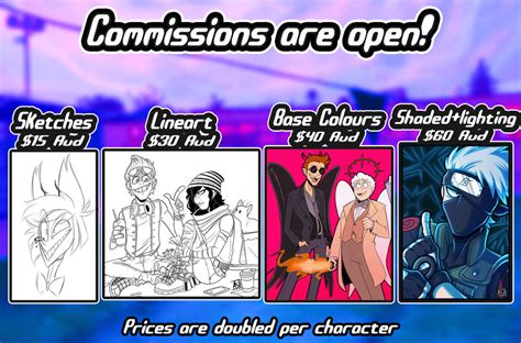 Commission Info Open Page 1 By Ashesfordayz On Deviantart