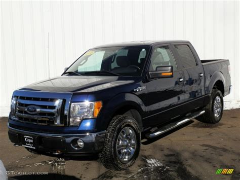 2009 Dark Blue Pearl Metallic Ford F150 Xlt Supercrew 4x4 75394062 Photo 9