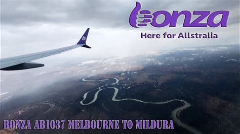 Flying Bonza Ab Melbourne To Midura Youtube