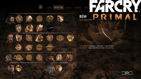 Far Cry Primal All Crafting Fully Upgraded 1080p Youtube