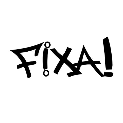 Como Se Escreve Fixa - Adesivo Fixa | Shopee Brasil