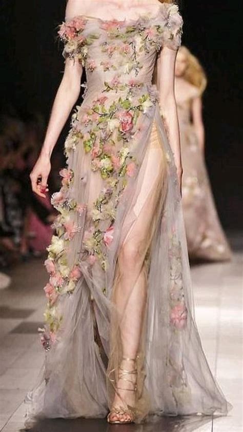 Floral Runway Fashion Runway Fashion Runway Fashion Couture Glam