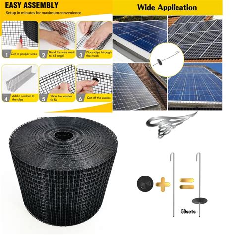 Best Pvc Welded Mesh Critter Guard Solar Panel Bird Mesh For Bird