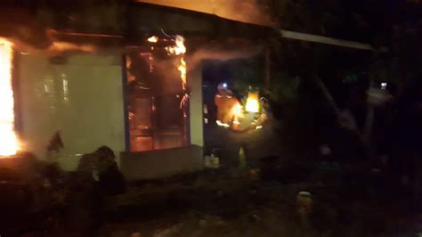 Diduga Korsleting Kulkas Rumah Warga Di Markoni Ludes Terbakar