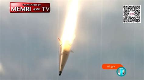 Iran S Hypersonic Missile Can Easily Penetrate Air Defense MEMRI