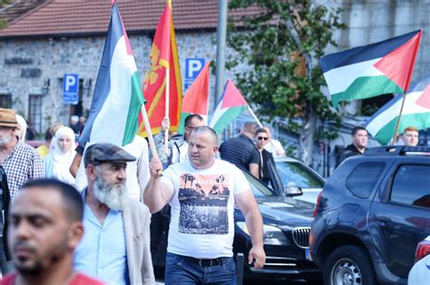 Region ujedinjen u zahtevima za pomoć Palestini Protesti u Beogradu