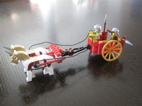 Lego Chariot Out Of 6 Minifigures I Managed To Get 2 Roma Flickr