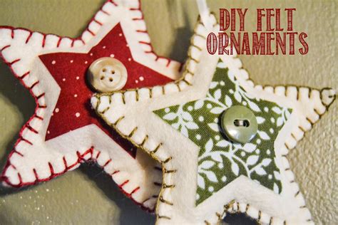 Simplycomfy Diy Felt Ornaments Christmas Stars