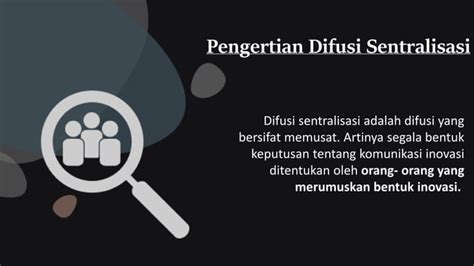 Sistem Difusi Sentralisasi Dan Desentralisasi PPT