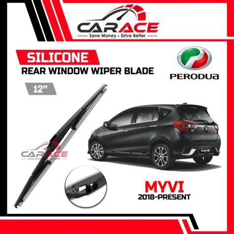 Perodua Myvi Present Rear Window Silicone Wiper Blades