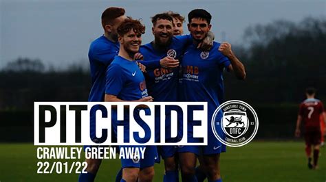 Pitchside Crawley Green Vs Dunstable Town Youtube