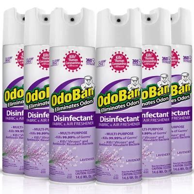 OdoBan Disinfectant Spray, 14.6 oz./can, 6 pk. (Choose Scent) - Sam's Club