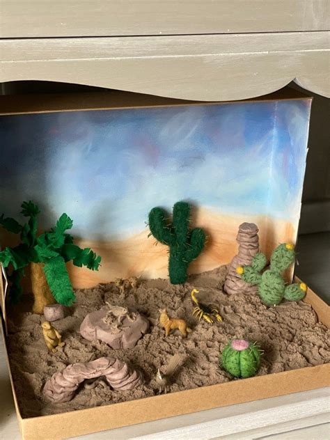 Biome Dioramas With His Grace Habitats Projects Biomes Desert Biome