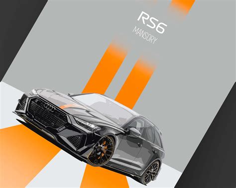 Audi Rs6 Mansory Poster Audi Rs6 Mansory Wall Art Audi Car Decor Sports Car Wall Art