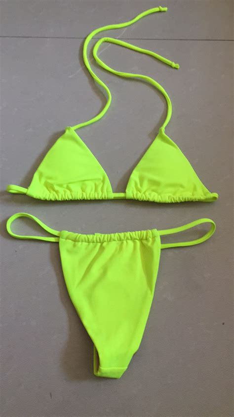 Sexy Thong Bikini 2024 Women Swimsuit Female Swimwear Micro Bikinis Set Brazilian Beach Wear