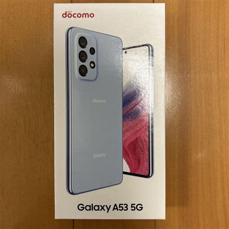 Galaxy Galaxy A53 5g Sc 53c オーサムブルー Simフリーの通販 By Moomin｜ギャラクシーならラクマ