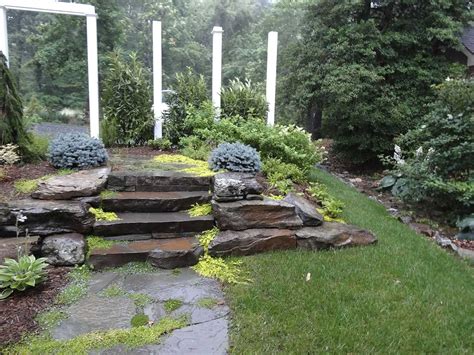 Natural Stone Steps, Patios & Walkways - Wentworth Nursery