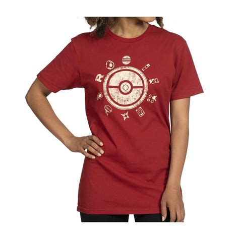 Pokémon Go Fest 2020 Red Relaxed Fit Crew Neck T Shirt Adult Pokémon Center Official Site