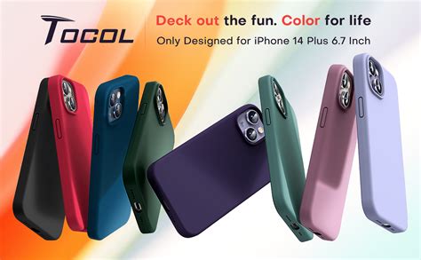 Tocol In For Iphone Plus Case With Pack Screen Protector