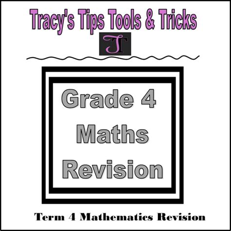 Grade 4 Mathematics Term 4 Revision Test • Teacha