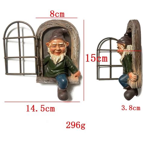 Garden Dwarf Ornaments Resin Crafts Garden Art Dwarf Statue Etsy