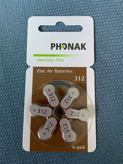 Phonak Hearing Aid Battery 312 Health And Nutrition Assistive And Rehabilatory Aids Visual