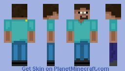 Derp Steve Minecraft Skin