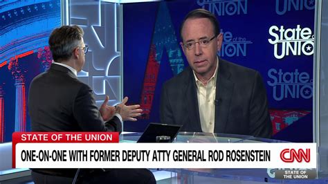 Former Deputy Ag Rod Rosenstein Defends Controversial Hur Report Cnn