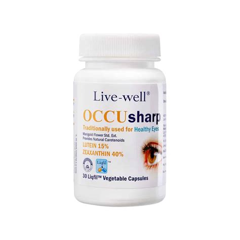 Buy Live Well Occusharp Capsule 30s Doctoroncall