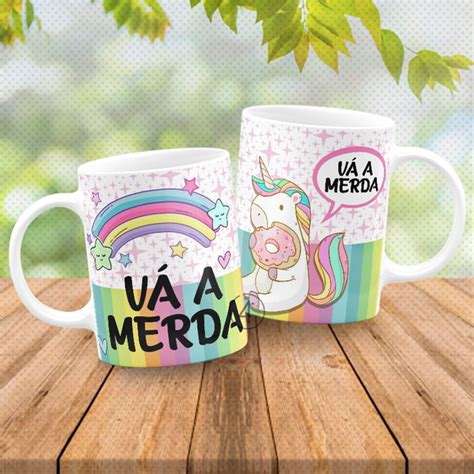 Caneca Unic Rnio Indelicado Malcriado V A Merda Elo